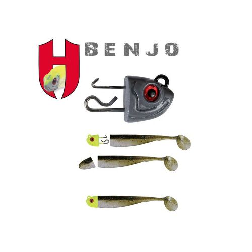JIG FEJ ÓLOM BENJO JOINTED 5.5gr Gray