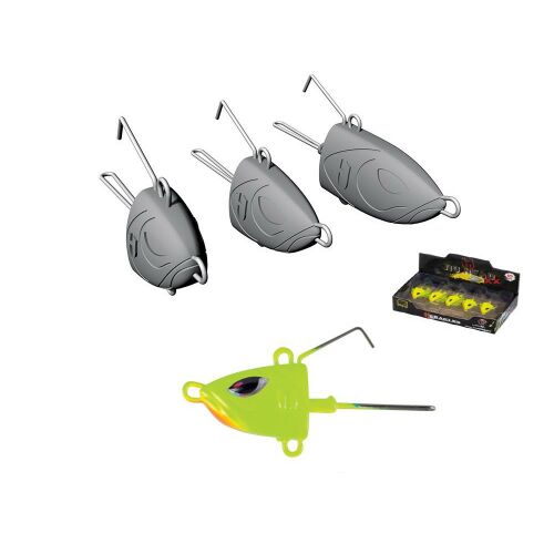 HERAKLES XX 30gr Chartreuse Jig Fejek és ólmok horgászathoz, csomagolással bemutatva - Horgász ólom
