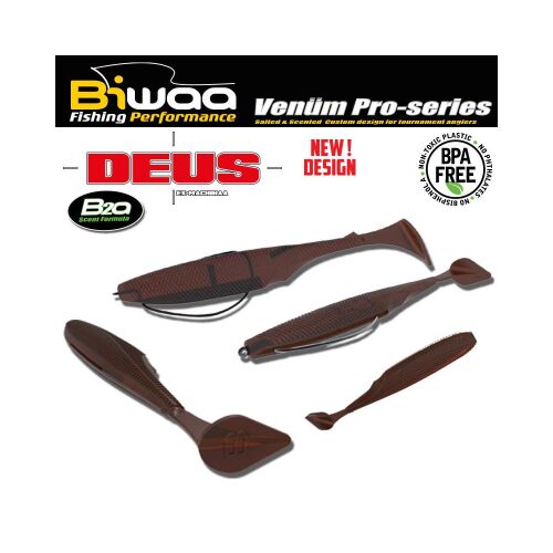 BIWAA DEUS Venum Pro-series új design swimbait puha csalik, BPA mentes, különböző méretek - Gumicsali és twister