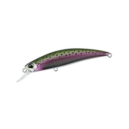 DUO SPEARHEAD RYUKI 70S 7cm 9gr MCC4036 Szivárványos pisztráng mintás horgász wobbler, kemény csali, ragadozó halak horgászatához ideális - Wobbler