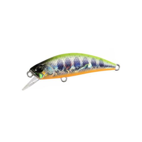 DUO SPEARHEAD RYUKI 38S 3.8cm 2.8gr ADA4055 Chart Back Yamame OB süllyedő minnow horgászcsali, ferde nézet fehér háttéren - Wobbler