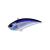 DUO REALIS VIBRATION 68 G-FIX horgászcsali, oldalnézet fehér háttéren, fémes kék és ezüst, piros szemmel