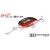 DUO REALIS CRANK G87 20A G-FIX Red Tiger horgászcsali DUO International márkajelzéssel, 8.7cm 35.5gr, ferde nézet fehér háttérrel