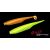 DUO Realis Versa Pintail puha horgászcsalik, egy narancssárga és egy lime zöld, fekete háttéren