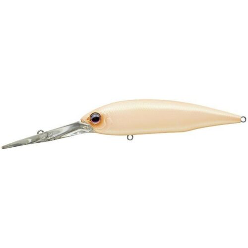 EVERGREEN GOLD DIGGER 600 crankbait horgászcsali csont színben, ferde nézetben fehér háttéren - Wobbler