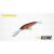 EVERGREEN ULTRA SLEDGE 6.0cm 5.5gr #106 SUPER SILVER horgászcsali élénk piros és sárga színmintával, rácsos háttéren az 'INSPIRE CUSTOM LURES' és 'ULTRA SLEDGE' márkajelzésekkel