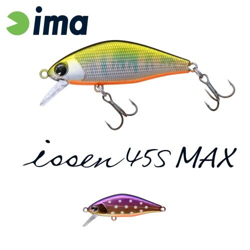 IMA ISSEN 45S MAX 45mm 4gr 012 Char horgászcsali, minnow wobbler, kemény csali pisztráng, sügér, domolykó horgászathoz - Wobbler