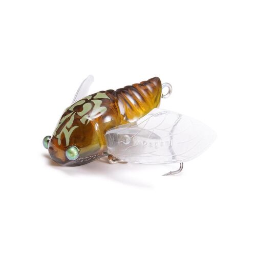 Megabass Siglett 36.5mm 5.25gr FF Avocado kabóca horgászcsali, ferde nézet fehér háttéren - Wobbler