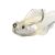 Közelkép egy MEGABASS DARK SLEEPER 2.4" 1/4oz 61mm 7gr Clear Pink puha horgászcsali fejéről