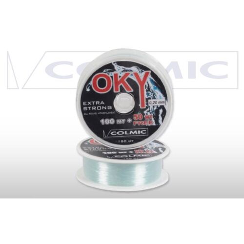 COLMIC OKY 150m 0.16mm Extra Strong All Round monofil zsinór orsón, világoskék - Monofil zsinór