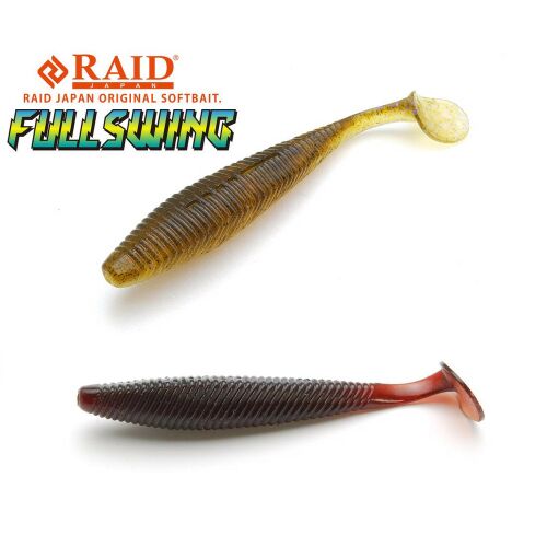 RAID FULLSWING 3.5 8.9cm 036 Scuppernong lágy plasztik horgászcsali, lapátfarkú swimbait - Gumicsali és twister
