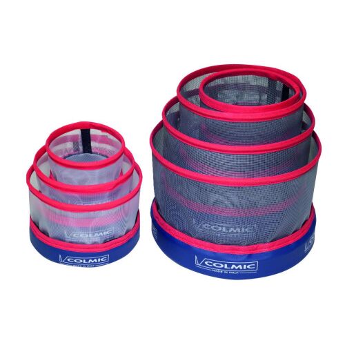 Colmic Magic Net hálós csalitartó doboz, két méretű szett horgászathoz, 140mm-es csalitartó - Csalis doboz