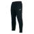 Joma 100540.100 Elba férfi edzőnadrág fekete színben, elölnézetből, Joma logóval, elasztikus derékkal és szűkített szárral, tökéletes sporthoz