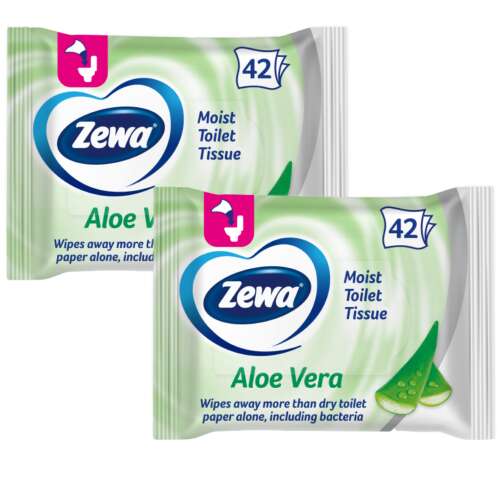 Zewa Aloe Vera vlhčený toaletný papier 2x42ks 63487107