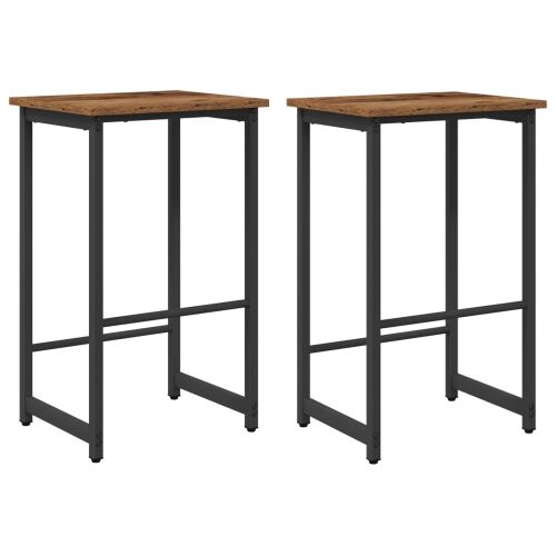 vidaXL Bárszék 2 db Antik Fa 40 x 32 x 74 cm Szerelt Fa 169023098 - Bárszék