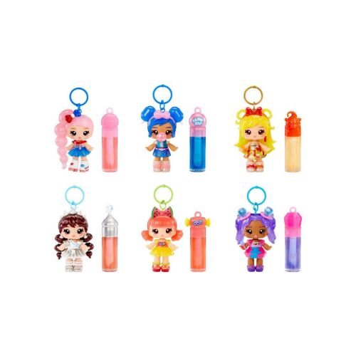 Yummiland ajakfény+baba, Licencelt édességek, hat különböző Yummiland baba gyűjteménye hozzáillő ajakfénnyel és kulcstartókkal - MGA Entertainment