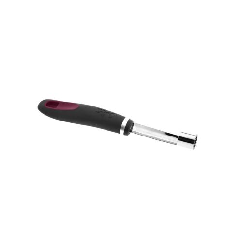 Jata AC29 Fresh Kitchen Alma magozó, 13 cm alma magozó fekete és piros ergonomikus nyéllel, ferde nézet - Gyümölcsmagozó