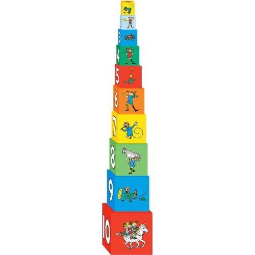 Barbo Toys Pippi Stacking Cubes 169074745 - Fejlesztő játék bölcsiseknek