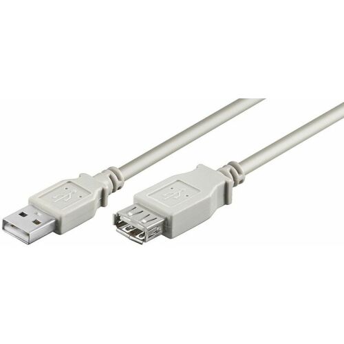 MicroConnect USB 2.0 hosszabbító kábel, 5m, USB-A apa és USB-A anya csatlakozóval adatátvitelhez és töltéshez - USB kábel