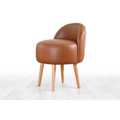 Atelier Del Sofa Pouffe Tan Burks - Tan 169165084 - Lábtartó és puff