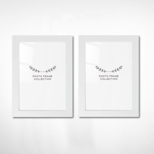Aberto Design Képkeret (2 darabos) Fehér 2BFC1006_1521 169166095 - Képkeret