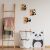 Wallity Dekoratív Fa Fali Kiegészítő Fekete Dió Panda - 335 169166599