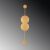 Opviq Wall Lamp Gold Ledos - 15543 - A 169169234