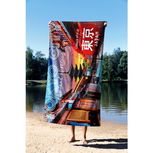 L'essential Maison Beach Towel Multicolor Tokyo Rising Sun 90 169170694 - L'essential Maison
