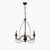 Opviq Chandelier Multicolor 7755-3 169176821