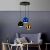 Opviq Chandelier Multicolor Orbıt - 30 - 15 - 16300 - A 169178188