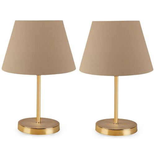 Opviq Table Lamp Set (2 Pieces) Brown AYD - 2338 169178930 - Asztali lámpa