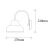 Opviq Wall Lamp Black Berceste - 180BLACK-A 169179219