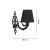 Opviq Fali lámpa Black Lily - Fekete 169179820