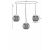 Opviq Chandelier Black 9042-5 169181059