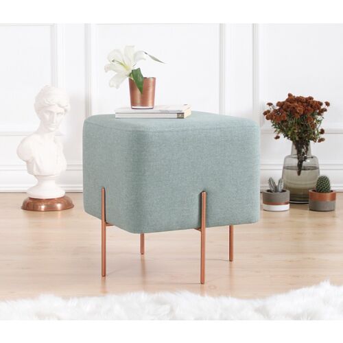 Atelier Del Sofa Pouffe Sea Green Copper 54 - Sea Green 169183688 - Lábtartó és puff