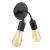 Opviq Wall Lamp Black Harput - N-1328 169184510