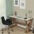 Hanah Home íróasztal, sötét tölgy/fehér Lungo 169188442