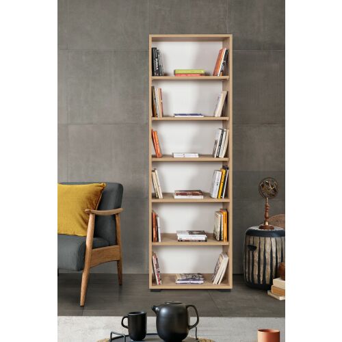 Hanah Home Bookshelf Sapphire Oak Evm 8122 169188961 - Könyvespolc és állópolc