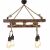 Opviq Chandelier Walnut Merdiven Halat 3 169194622