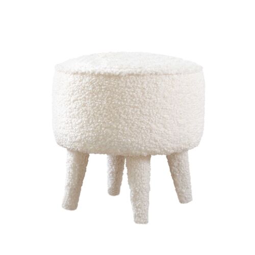 Atelier Del Sofa Pouffe White Moouv 3336 - White 169199976 - Lábtartó és puff