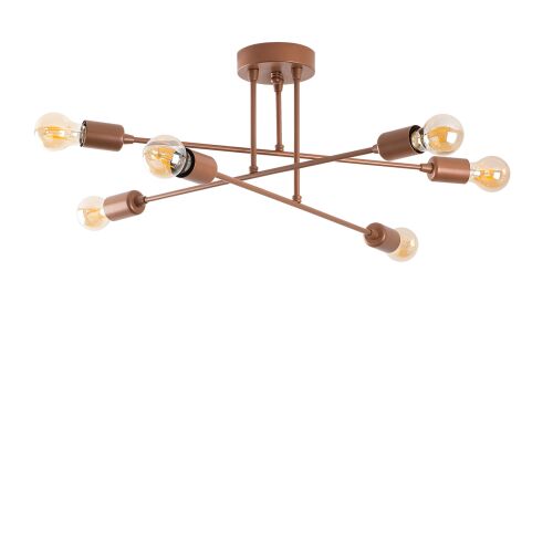 Opviq Chandelier Copper Fleur - 1502 169201941 - Mennyezeti lámpa