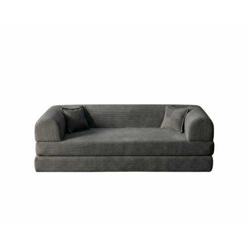 Atelier Del Sofa 3-Seat Sofa-Bed Anthracite Legom Eco - Anthracite 169203056 - Kanapé