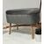 Atelier Del Sofa Pouffe antracit Mini Oslo szobai környezetben