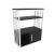 Hanah Home Letos könyvespolc - Antracit, Fehér 169203609