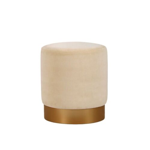 Atelier Del Sofa Pouffe Cream Memfis - Cream 169206408 - Lábtartó és puff