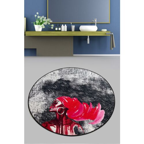 L'essential Maison többszínű rózsaszín 'Hair' fürdőszobaszőnyeg (200 cm) 169206371 - Bútor