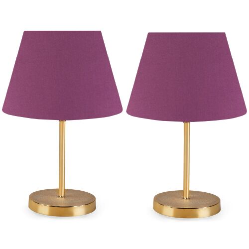 Opviq Table Lamp Set (2 Pieces) Purple AYD - 2476 169206974 - Lámpa és világítás
