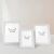 Aberto Design képkeret (3 darabos) fehér 3SFC1019 169207363