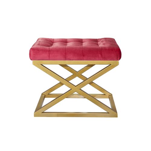 Atelier Del Sofa Puff Gold Red Capraz - arany, piros 169207568 - Lábtartó és puff
