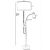 Opviq Floor Lamp Black 8547-5 169210568